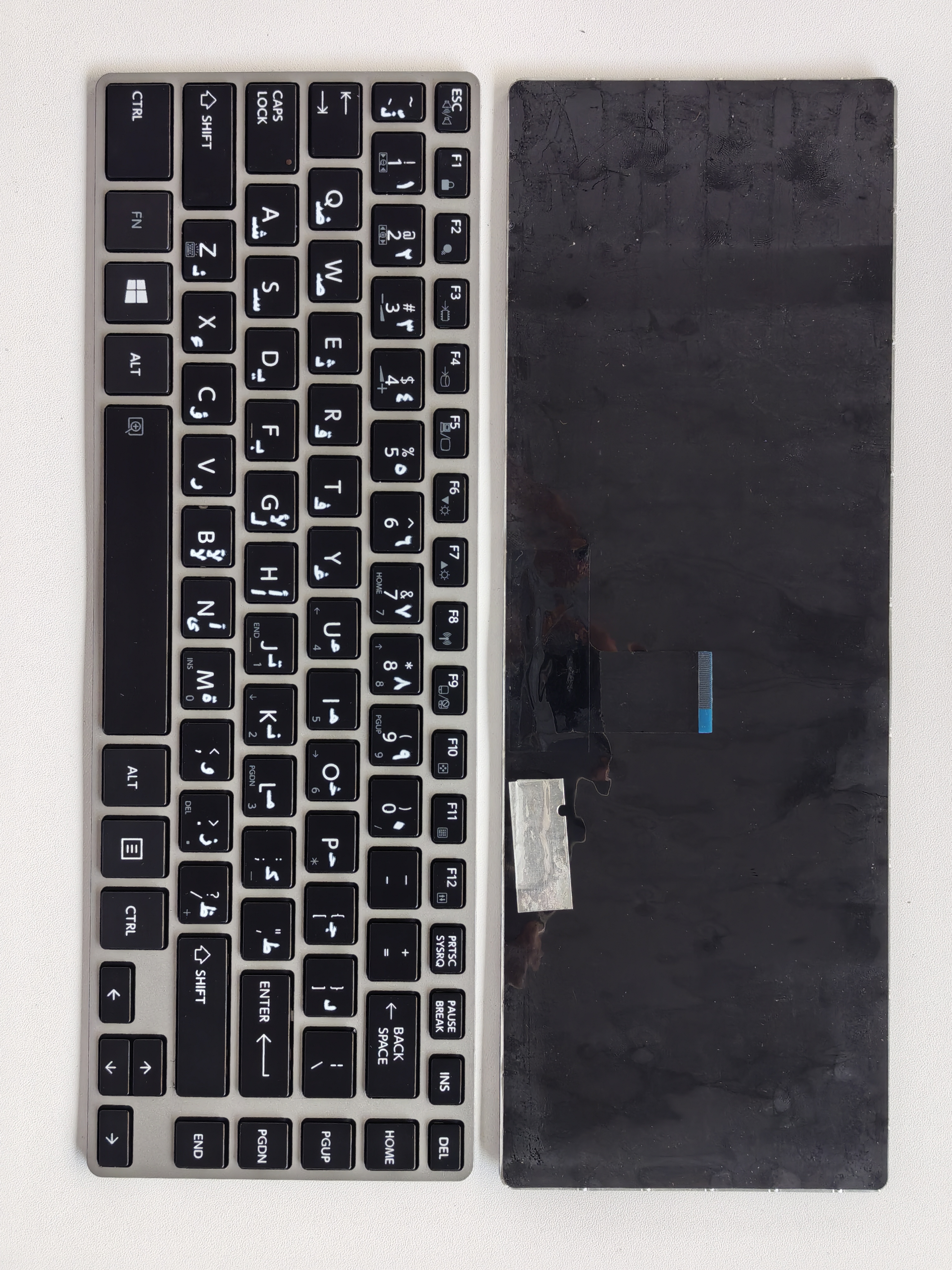 Picture of New Replacement Laptop Keyboard For TOSHIBA Z40-A/Z40-B/Z40T-B/Z40T-A/R30-A/R734/R734 SILVER FRAME BLACK (OEM) AR Layout